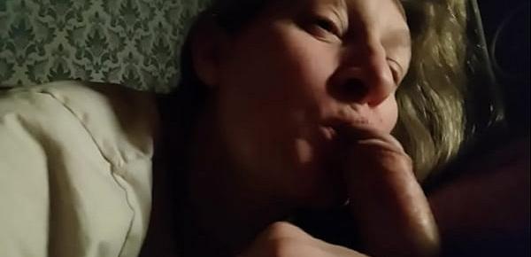  She wakes up cock in hand, she finishes cock in her ass